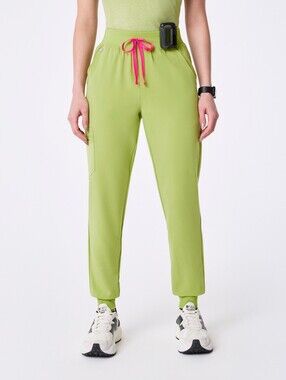 Figs Zamora High-Rise jogger Scrub Pant, Size Large Petite